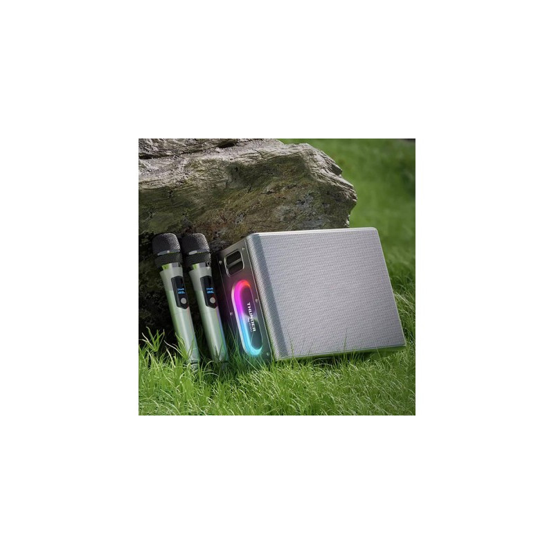 Караоке колонка Wiwu Thunder Wireles Speaker P19 цена в Бишкеке - Наушники и колонки - 1 Караоке колонка Wiwu Thunder Wireles Speaker P19 цена в Бишкеке - Наушники и колонки - 1