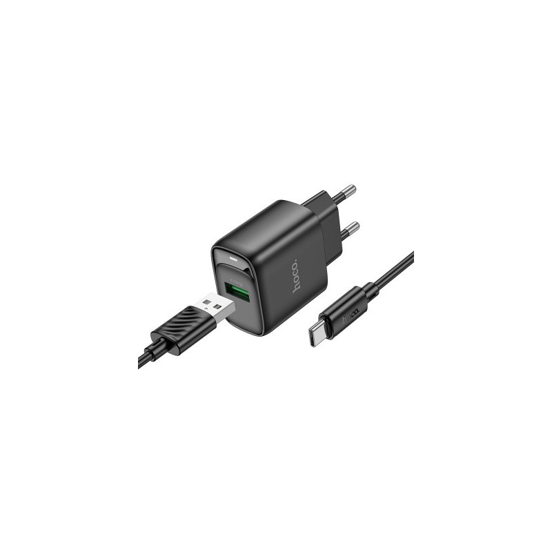 Сетевое зарядное устройство HOCO C140A + Type-C купить в Бишкеке Аксессуары  - 1
