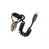 Автомобильная зарядка Wiwu Geek Car Charger USB-A+USB-C+iP Cable Wi-QC019 в Бишкеке Мультибрендовые товары  - 1