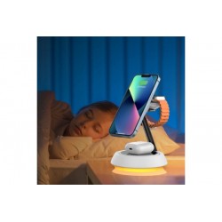 Беспроводное зарядное устройство Wiwu Power Air 3 in 1 Wireles Charger в Бишкеке Мультибрендовые товары  - 1