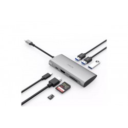 Адаптер-переходник USB Type-C 7в1 T8 для Macbook купить в Бишкеке - Мультибрендовые товары  - 1