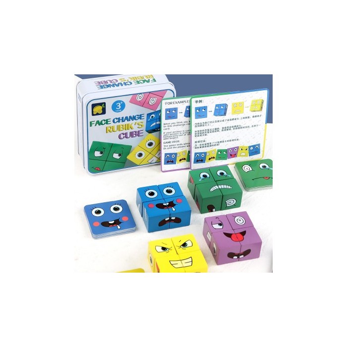 Игра-головоломка Face Changing Rubick's Cube JX-307 купить в Бишкеке - Идеи для подарков  - 1