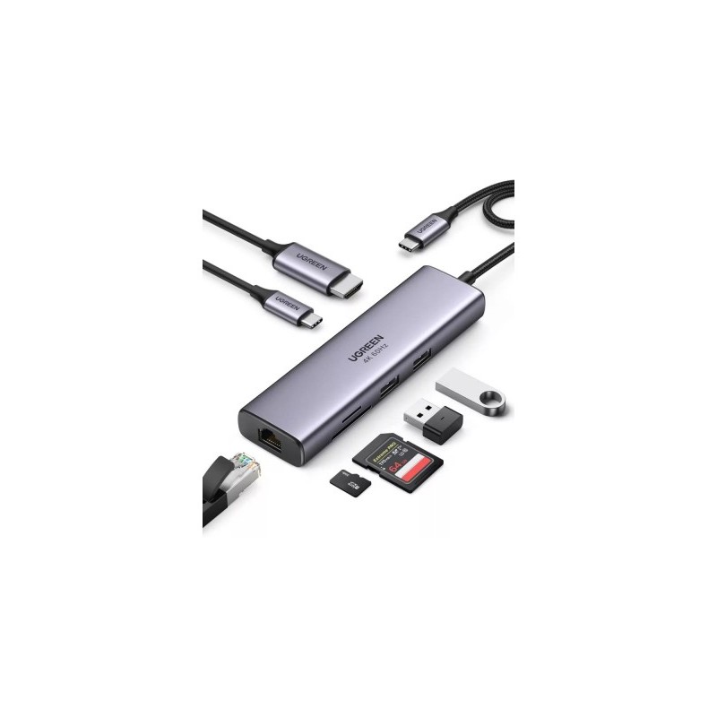 Универсальный адаптер UGreen Dock Adapter (CM512/90568) цена в Бишкеке - Мультибрендовые товары  - 1