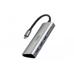 Адаптер-переходник Wiwu 5в1 USB-C Hub Alpha 532ST купить в Бишкеке - Мультибрендовые товары  - 1