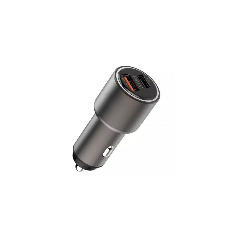 Автомобильное зарядное устройство Wiwu PC100 Type-C PD + QC3.0 Quick Charge Car Charger в Бишкеке Мультибрендовые товары  - 1