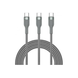 Кабель Wiwu Concise USB-C to USB-C+USB+C Cable Wi-C029 в Бишкеке Аксессуары  - 1